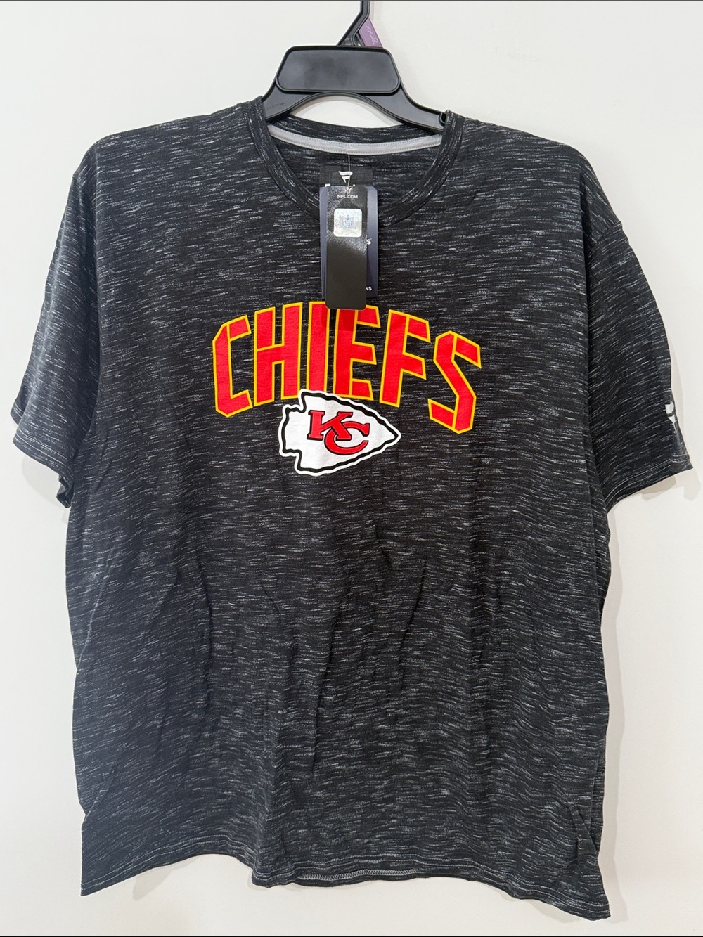 NEW Fanatics KANSAS CITY CHIEFS Patrick Mahomes T Shirt Size 2X Heather Black